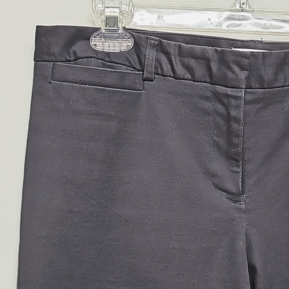 Van Heusen Studio stretch gray ankle pants, business casual, size 8 - Picture 3 of 13